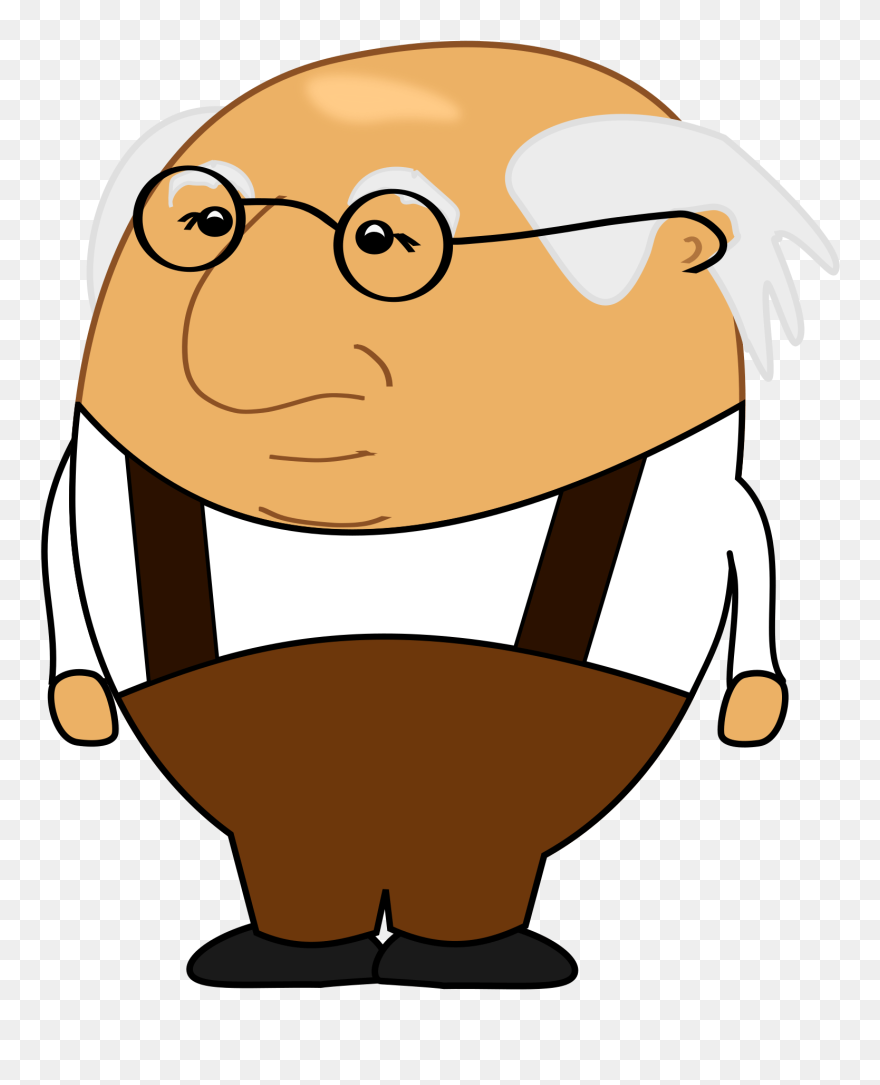 Clip Art Old Men Clipart - Old Man Cartoon Transparent - Png Download
