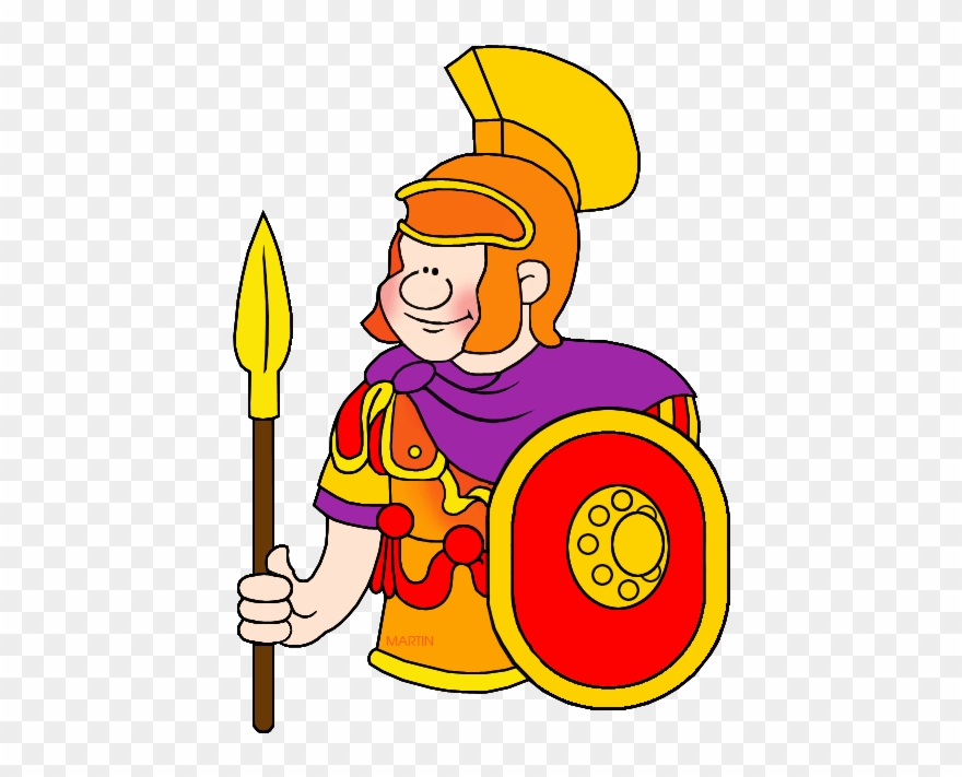Soldiers Clipart Roman - Roman Centurion Clip Art - Png Download
