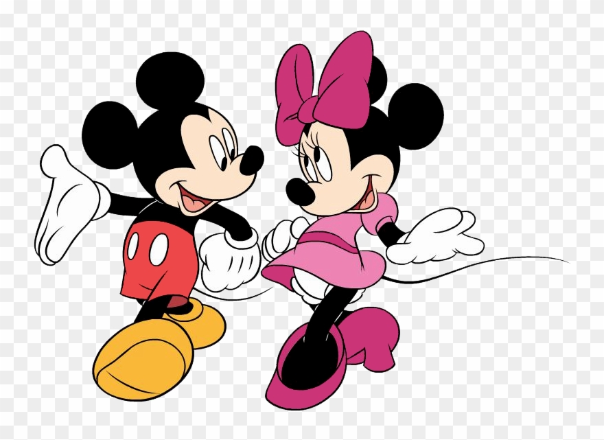 Mickey And Minnie Mouse Clipart Clipart Panda Free - Mickey And Minnie Mouse - Png Download