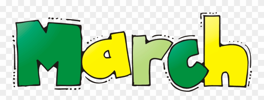 March Free March Clip Art Free - March Month Clipart - Png Download