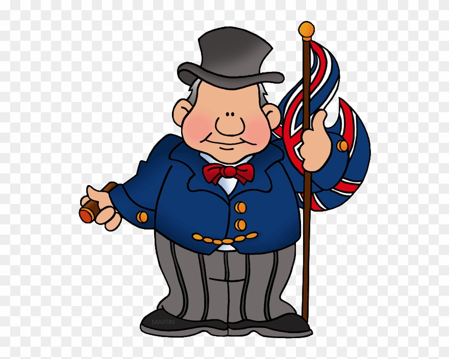 Free Britain Clip Art By Phillip Martin, Winston Churchill - Winston Churchill Clip Art - Png Download