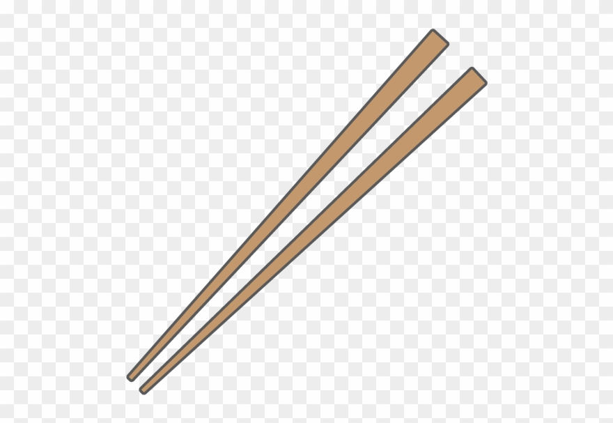 Chopsticks - Free Illustration - Clip Art - は し スプーン イラスト - Png Download