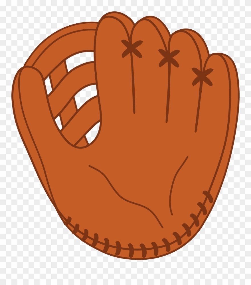 Baseball Mit Vector - Baseball Glove Clipart Png Transparent Png
