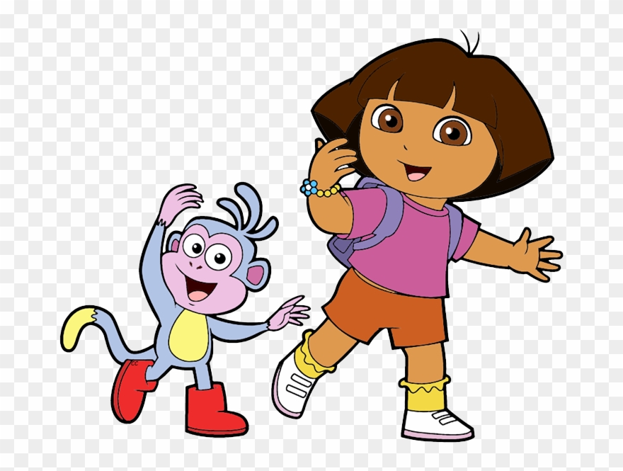 Dora The Explorer Clip Art - Dora The Explorer And Boots - Png Download