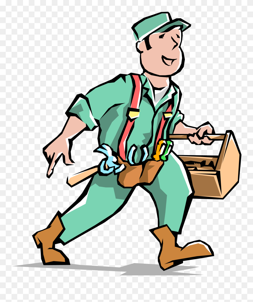 Maintenance Cliparts - Maintenance Crew In A Factory - Png Download