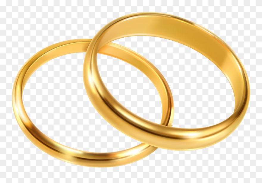 Wedding Band Clipart - Wedding Ring Clip Art - Png Download
