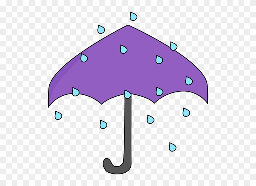 The Purpily Wurpily Umbrella A Children U2019s Poem - Rain Umbrella Clip Art - Png Download