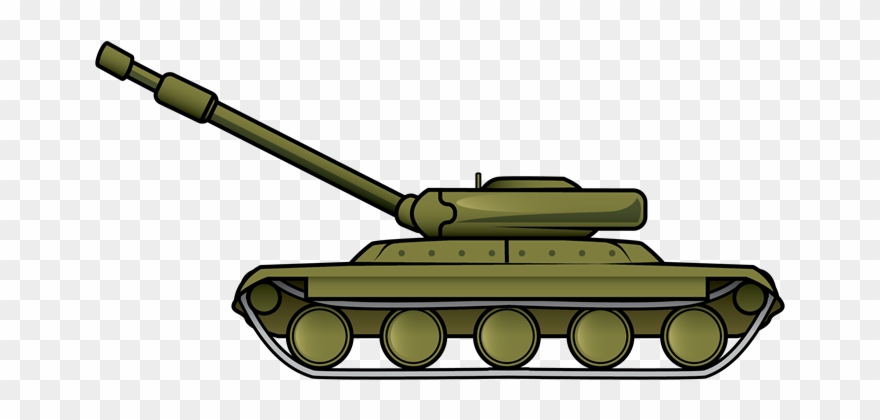 This Military Tank Clip Art Is Great For Use On Your - Ww2 Tank Clip Art - Png Download