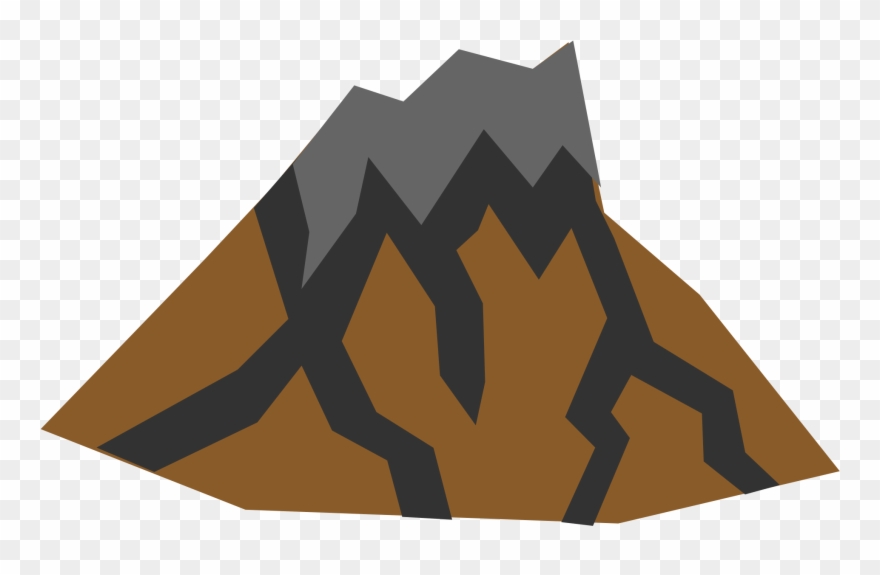 Volcano Clip Art And Cut Free Clipart Images Image - Clipart Dormant Volcano - Png Download