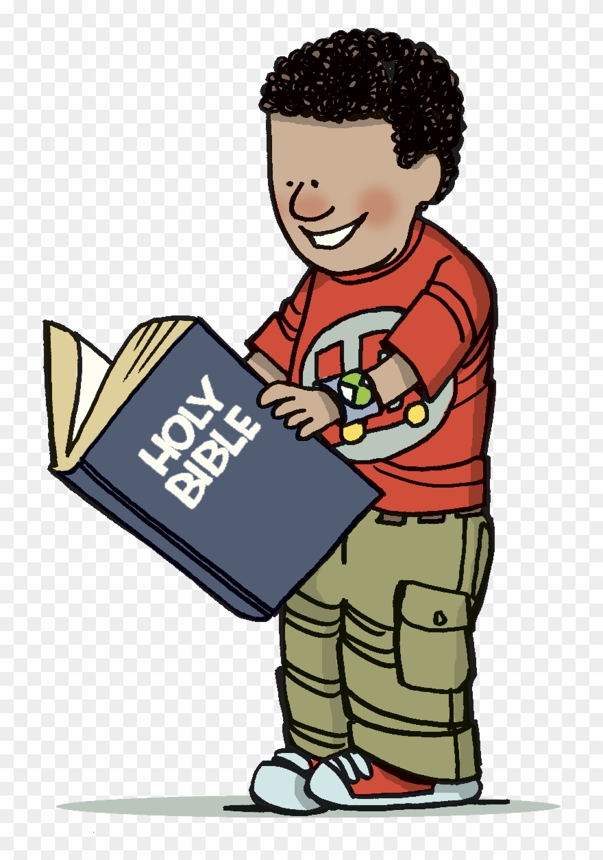 Free Bible Clip Art Images Clipartix - Reading The Bible Clipart - Png Download