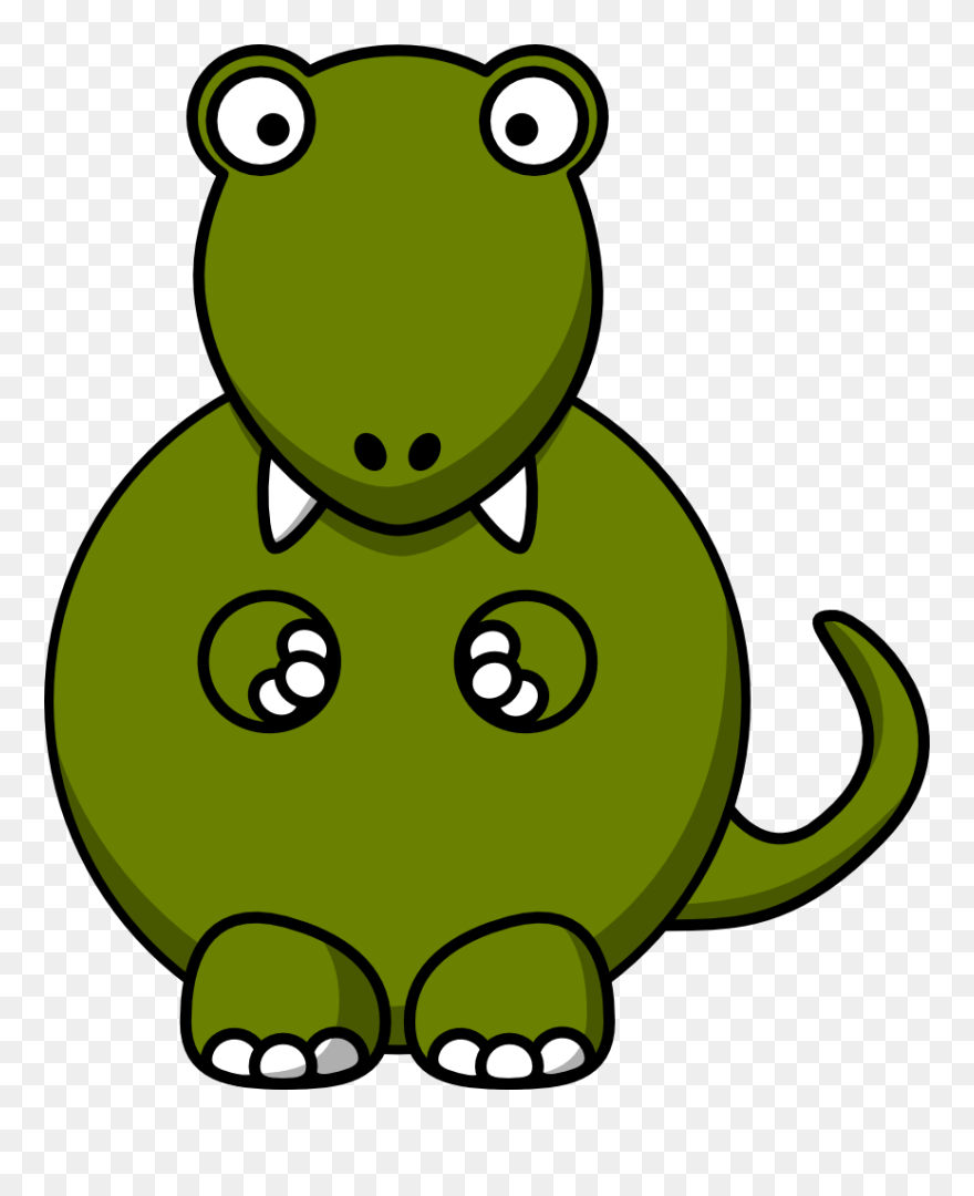 Free To Use Public Domain T-rex Clip Art - T Rex Body Cartoon - Png Download