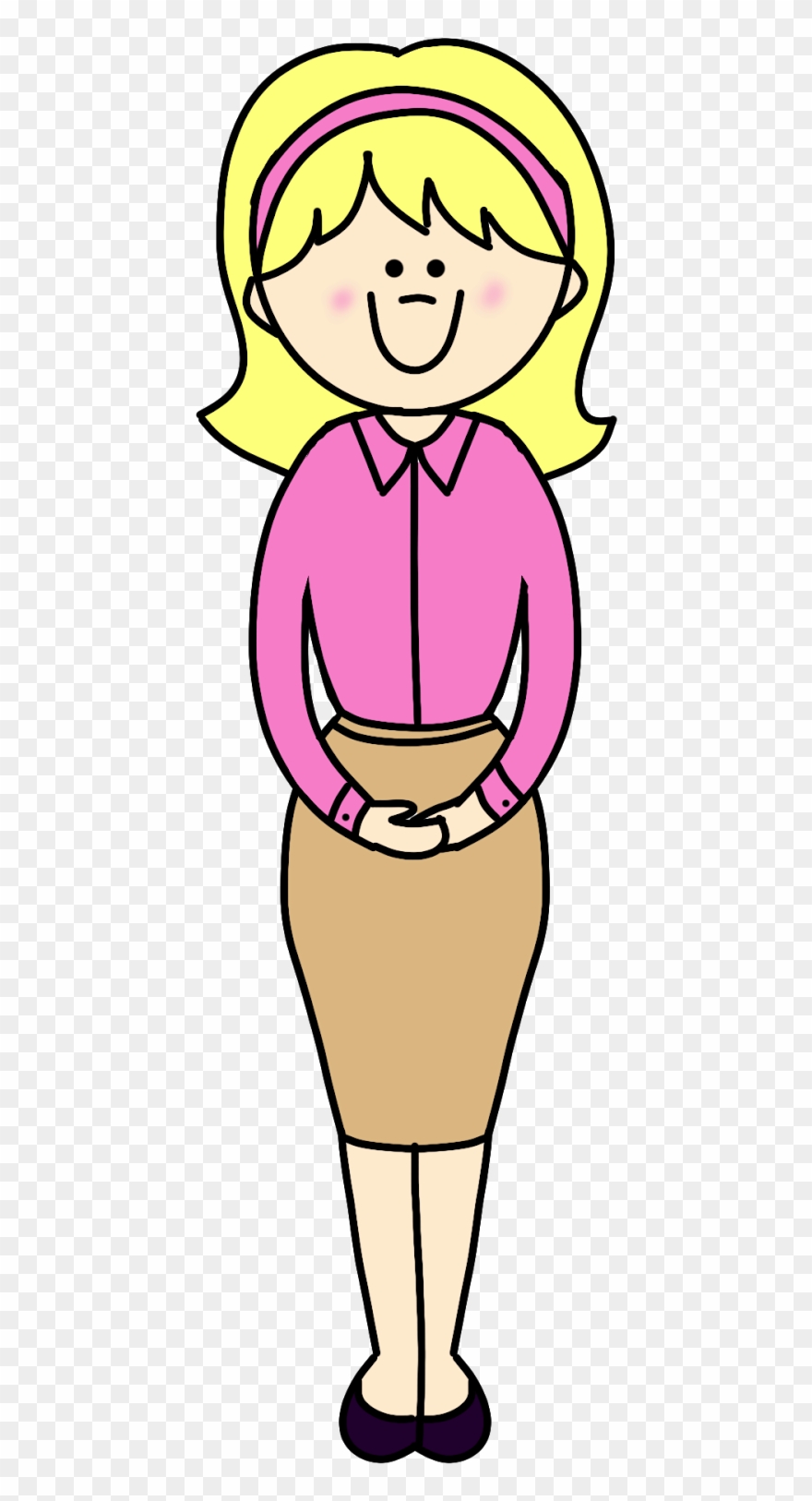 Teaching Clipart Teacher Clip Art Black And White Clipart - Clip Art Teacher - Png Download
