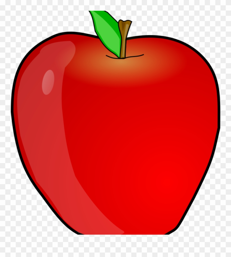 Apple Cliparts Free Apple Clipart At Getdrawings Free - Apple Cartoon With No Background - Png Download
