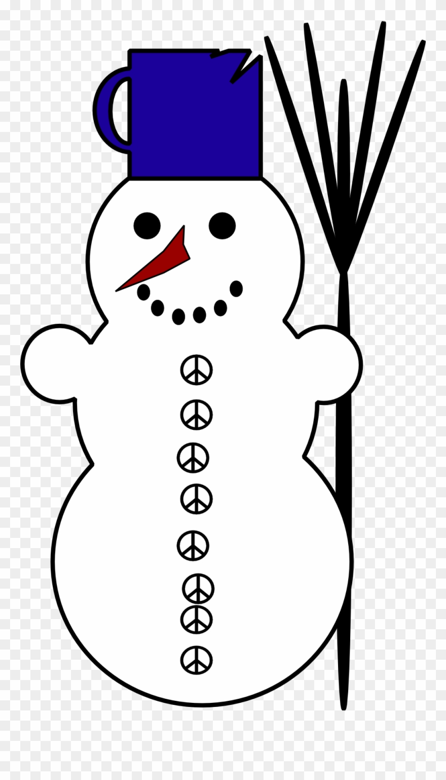 Clip Art Man Svg - White Clipart - Png Download