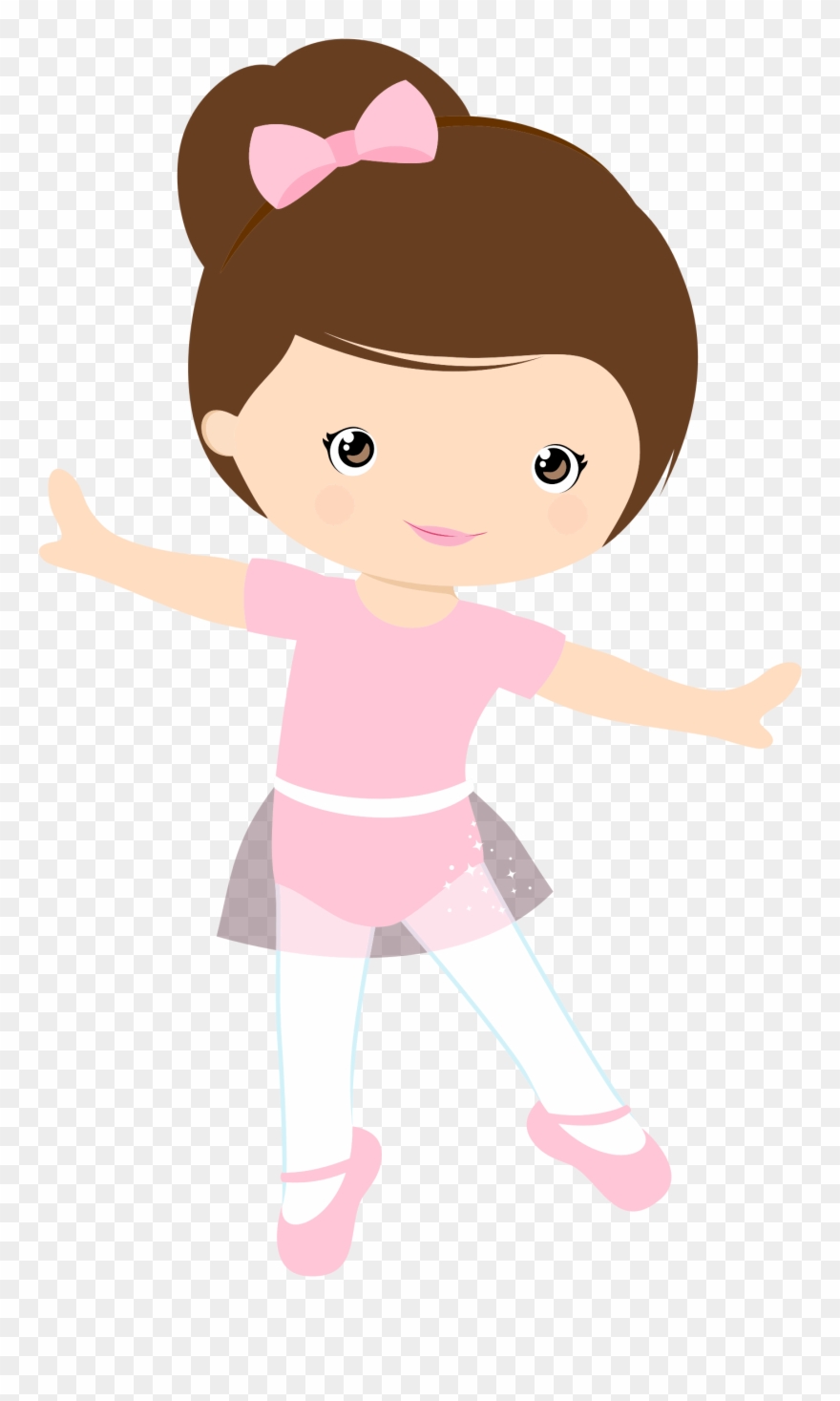 Free Ballet Clipart Free Ballerina Cliparts Download - Girl Ballerina Clipart - Png Download