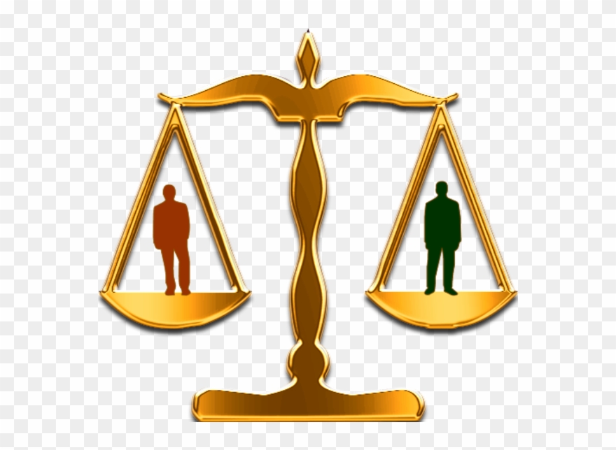 Scales Of Justice Clip Art - Png Download