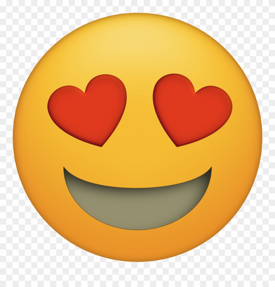 Eye Drawing Free Content Clip Art - Heart Eye Emoji Clipart - Png Download