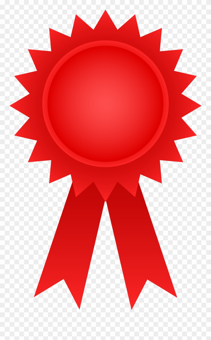 Red Award Ribbon - Award Ribbon Clipart - Png Download