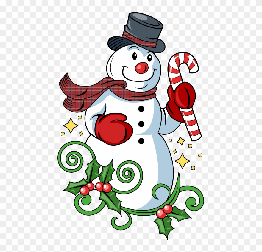 Graphic Freeuse Download Christmas Snowman Clipart - Christmas Clip Art Snowman - Png Download