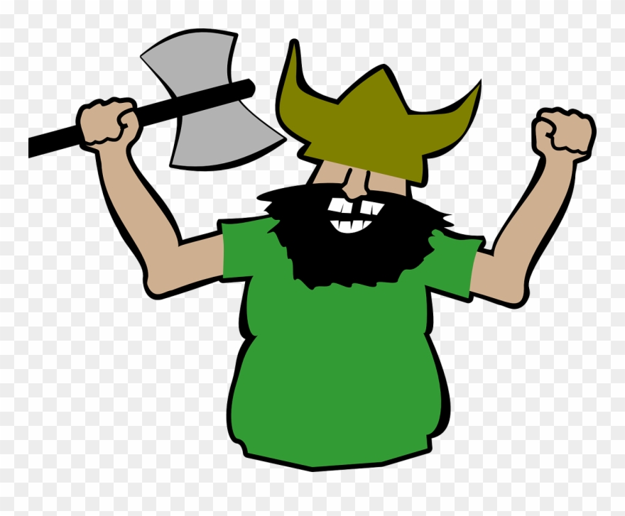 Free Viking Cosplayer - Clipart Viking Warrior Png Transparent Png