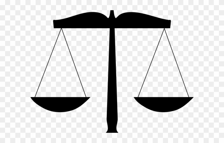 Scale Clipart Attorney - Scales Of Justice Clip Art - Png Download