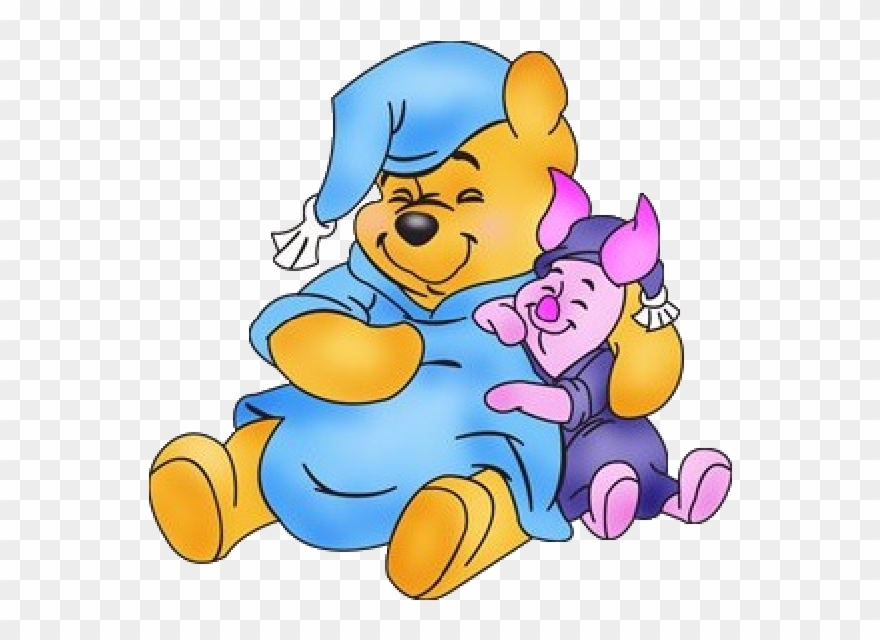 Winnie The Pooh Clip Art - Winnie The Pooh In Pajamas - Png Download