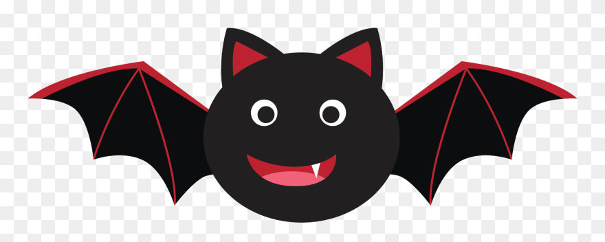 Cute Bat Clipart Free Clip Art - Cute Halloween Clip Art - Png Download