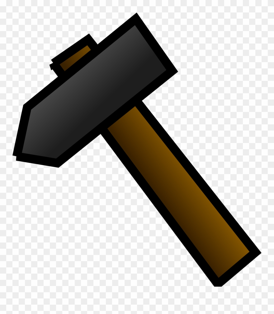 Hammer - Banana And Hammer Clipart
