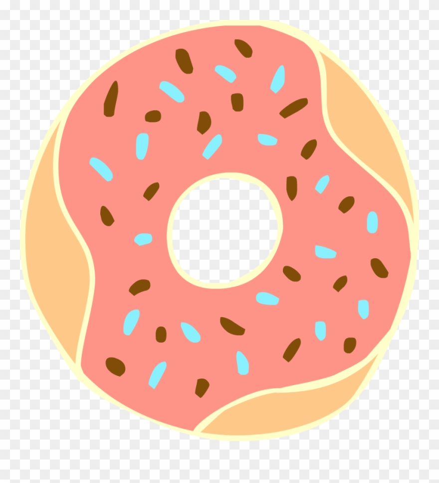 Coffee And Donuts Clipart - Transparent Background Donut Clipart Png