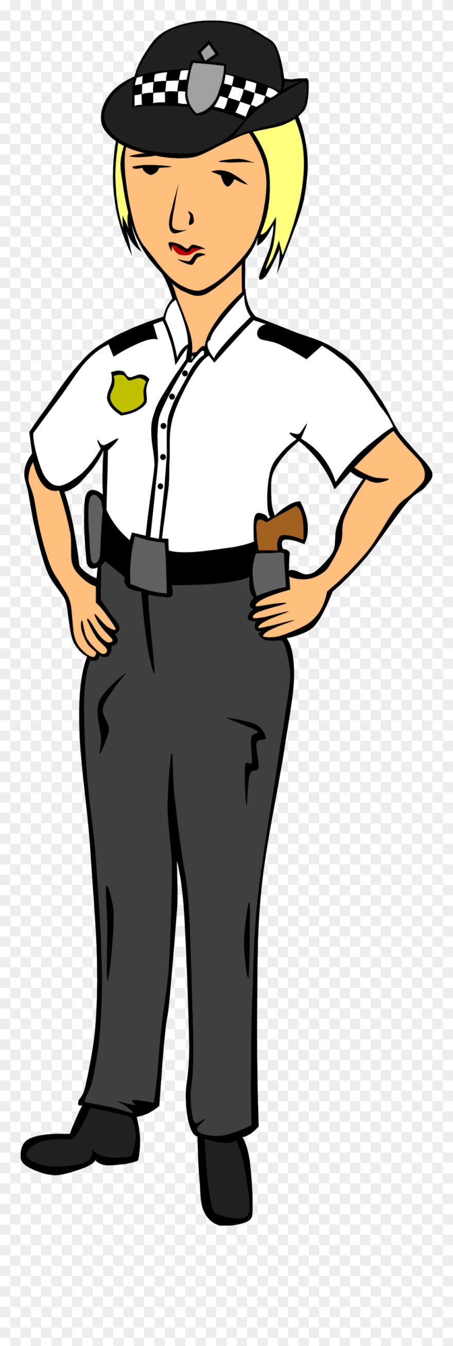Officer Clipart - British Police Woman Clipart - Png Download