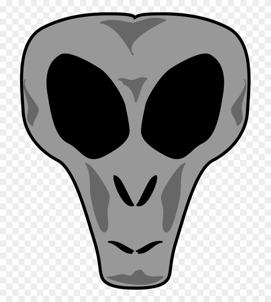 Clip Arts Related To - Alien Head - Png Download