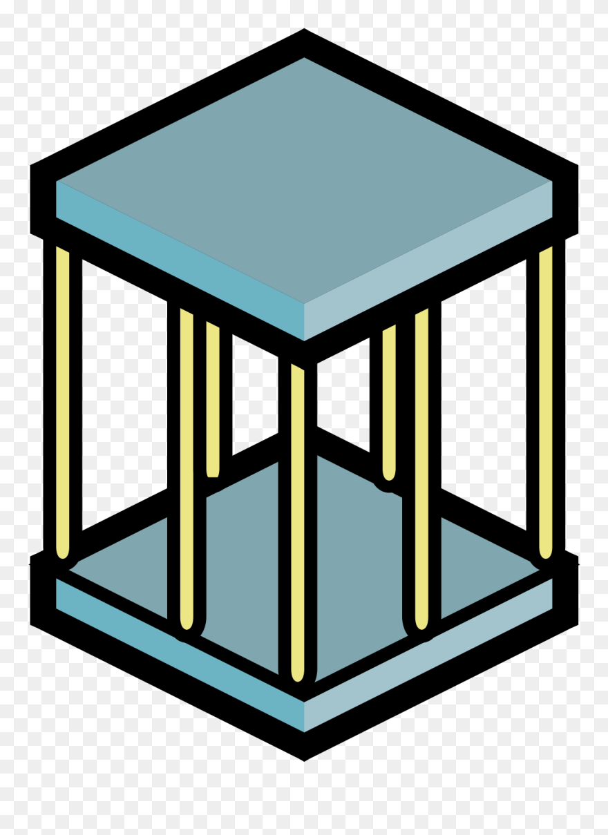 Monkey, Mouse, Flat, Icon, Cartoon, Cage, Lion, Jail - Clipart Cage - Png Download