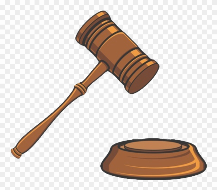 Clipart Hammer Lawyer - Court Clipart - Png Download