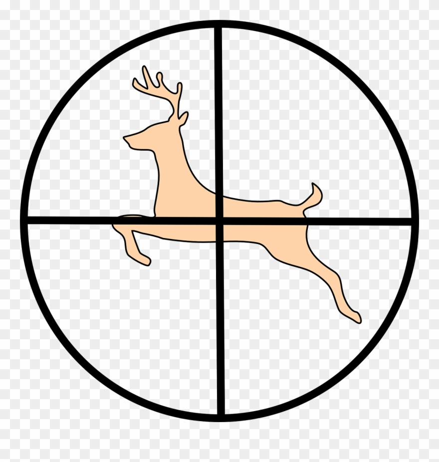 Deer, Hunter - Zeiss Zmoa 1 Reticle Clipart