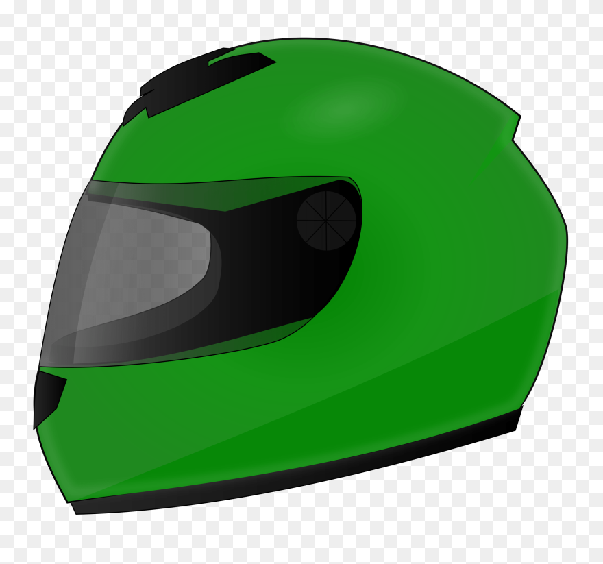 Helmet Clipart Bike Helmet Clip Art At Clker Vector - Motorbike Helmet Clipart - Png Download