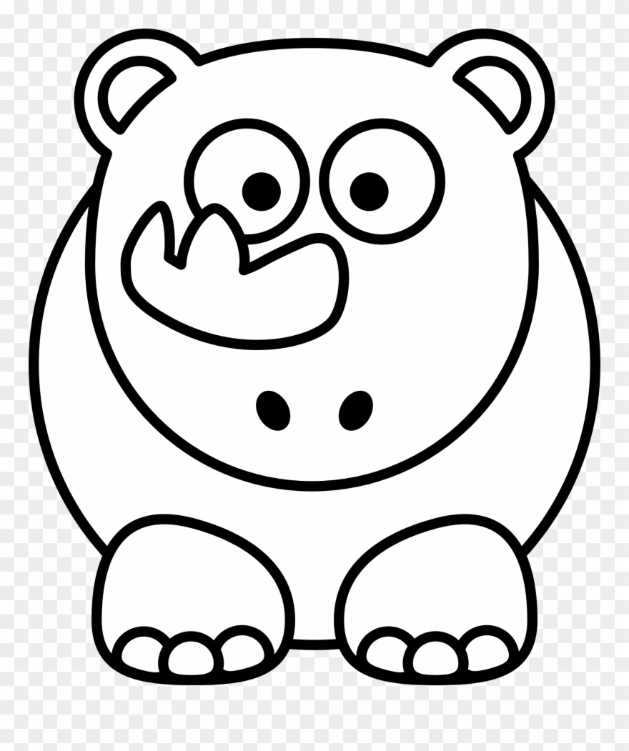 Free Clip Art Animals Free Clipart Images 3 Clipartix - Cute Animals Clip Art Black And White - Png Download