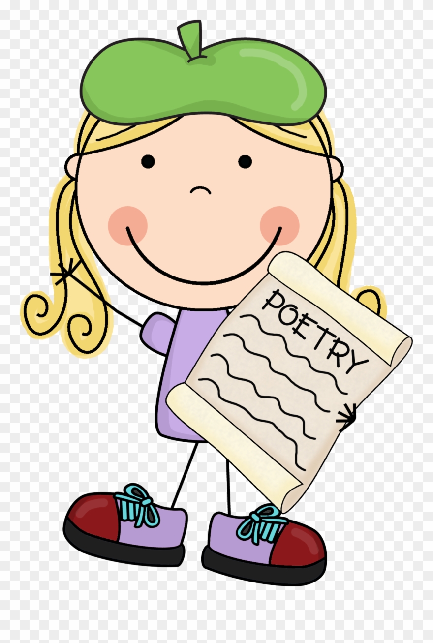 Doodle Books, School Clipart, Class Decoration, Stick - Poetry Clip Art - Png Download