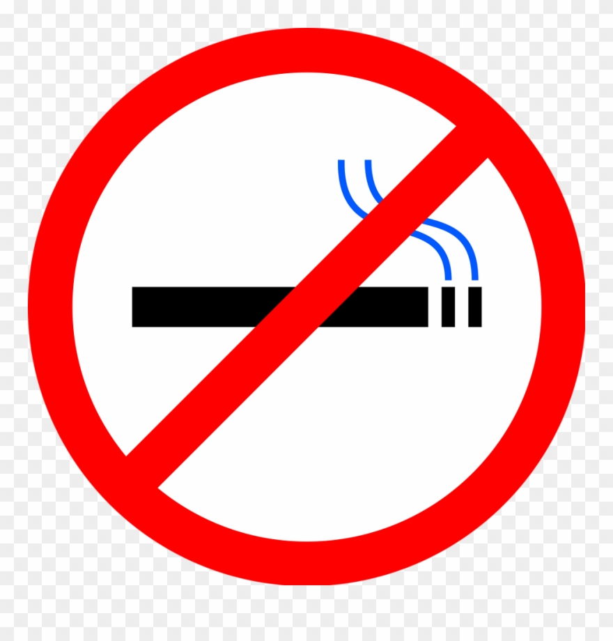 No Smoking Clipart, Vector Clip Art Online, Royalty - No Smoking Clipart - Png Download