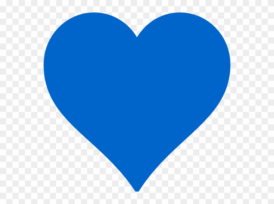 Blue Heart Clipart Heart Clipart - Blue Heart Vector Png Transparent Png