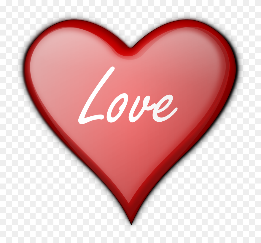 Love Heart Clip Art At Clker - Coeur De La St Valentin - Png Download