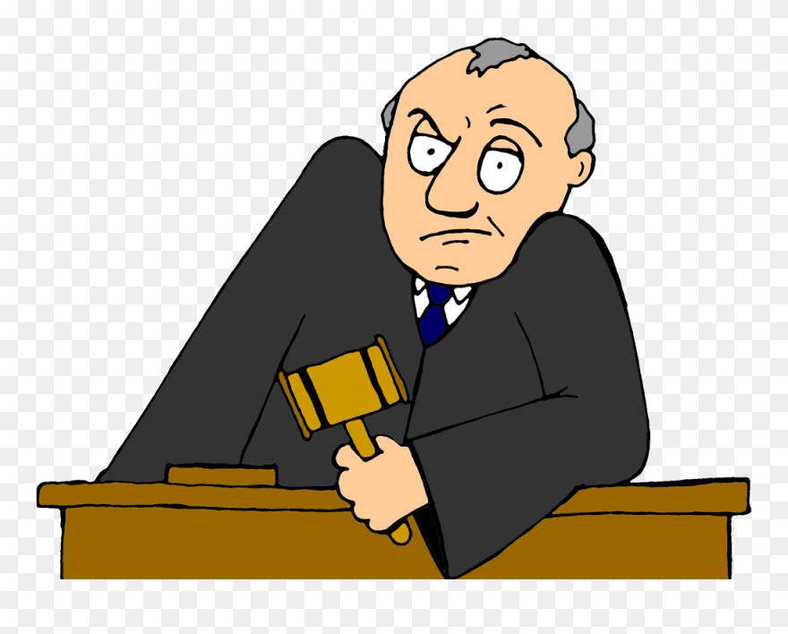 Lawyer Clipart Arraignment - Judge Clipart - Png Download