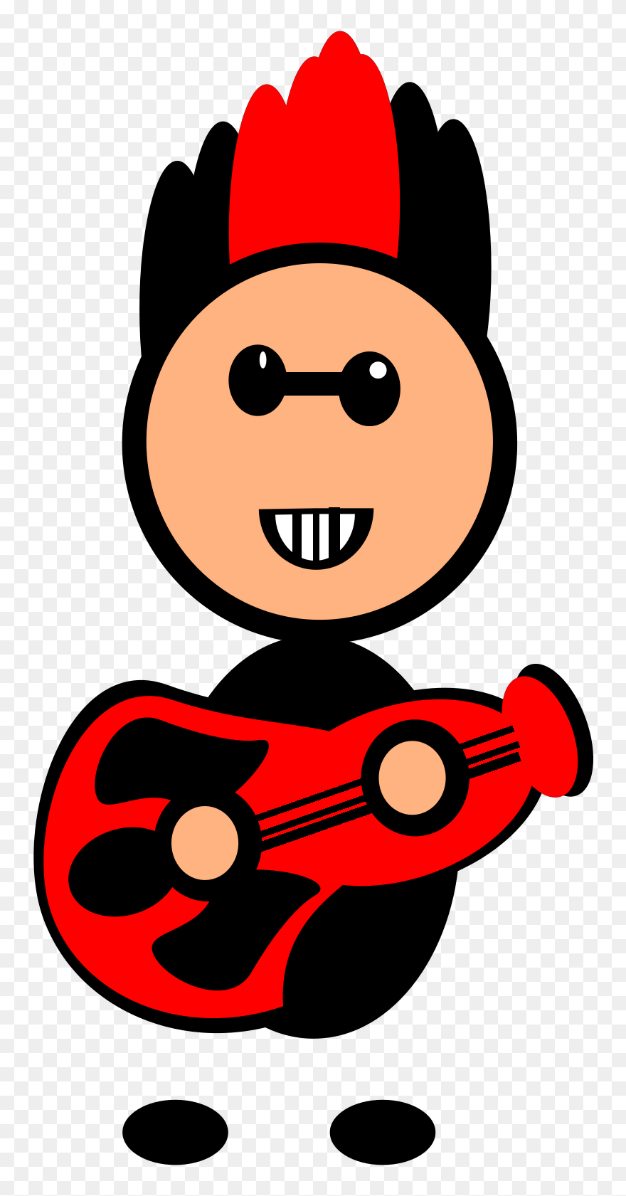 Free Rockstar - นัก ดนตรี การ์ตูน Png Clipart