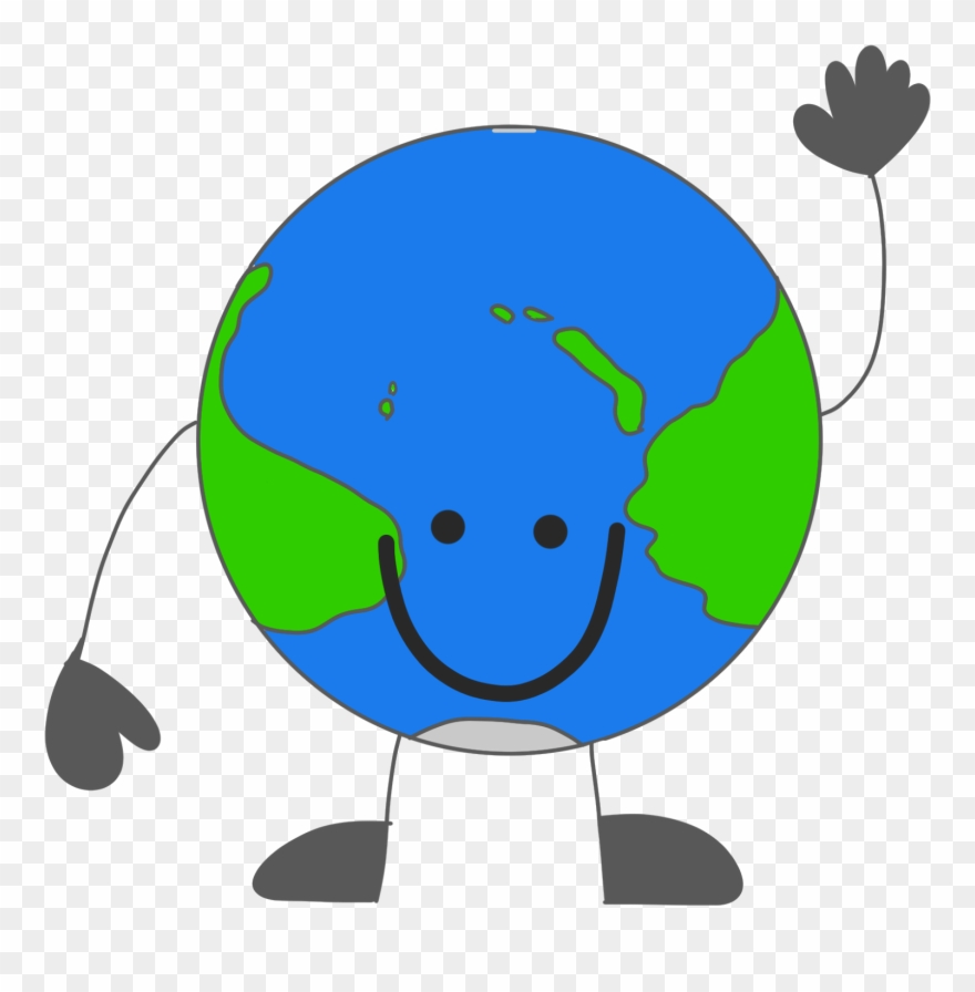 World Clipart Free Images - Smiling Earth Transparent Background - Png Download