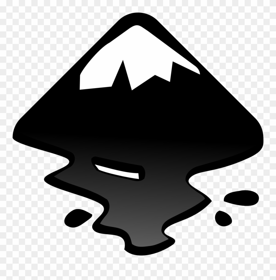 Open Source Vector Drawing - Inkscape Logo Svg Clipart