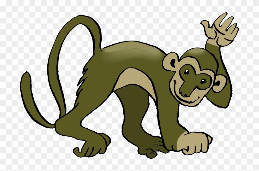Monkey Clip Art For Baby Boy Shower Free Clipart - Spider Monkey Clip Art - Png Download