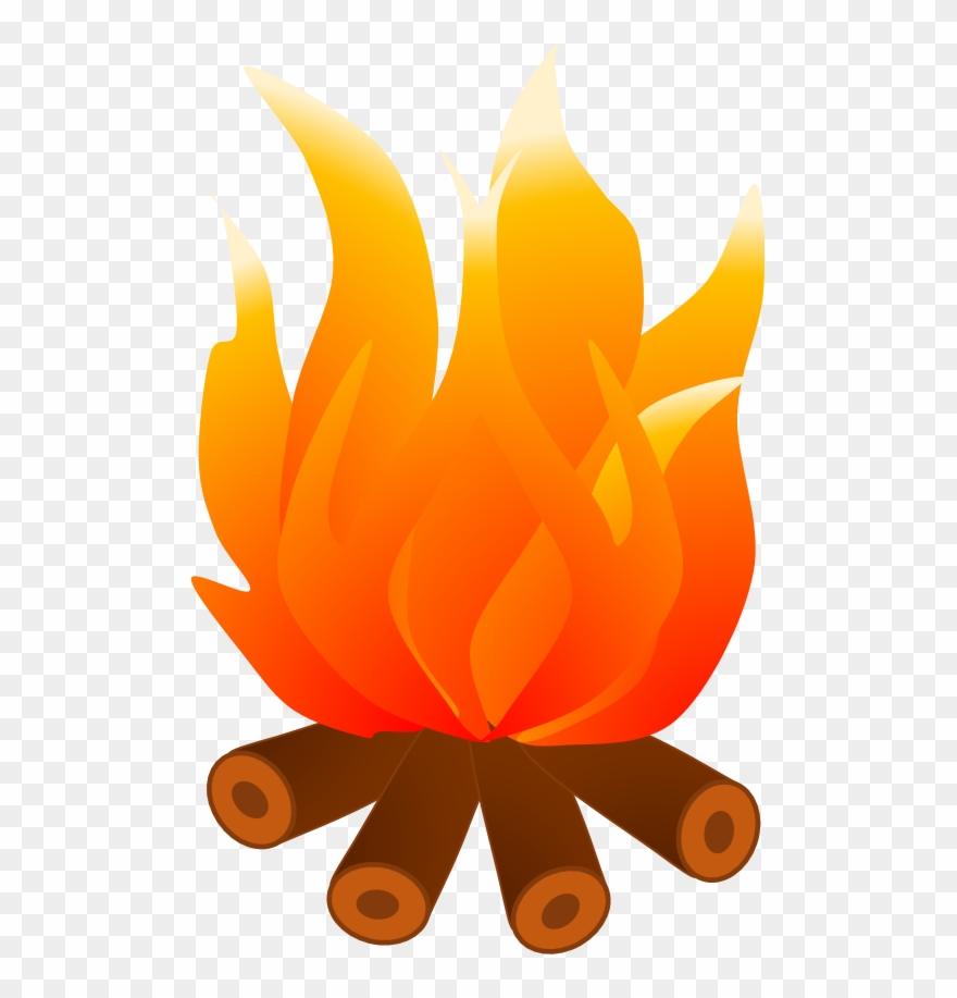 Flame Clip Art Free Clipart Images - Small Fire Cartoon Png Transparent Png
