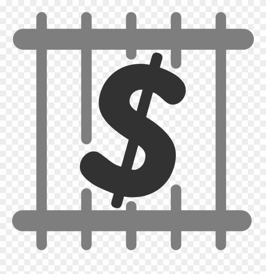Jail Bird Clip Art - Bail Clipart - Png Download