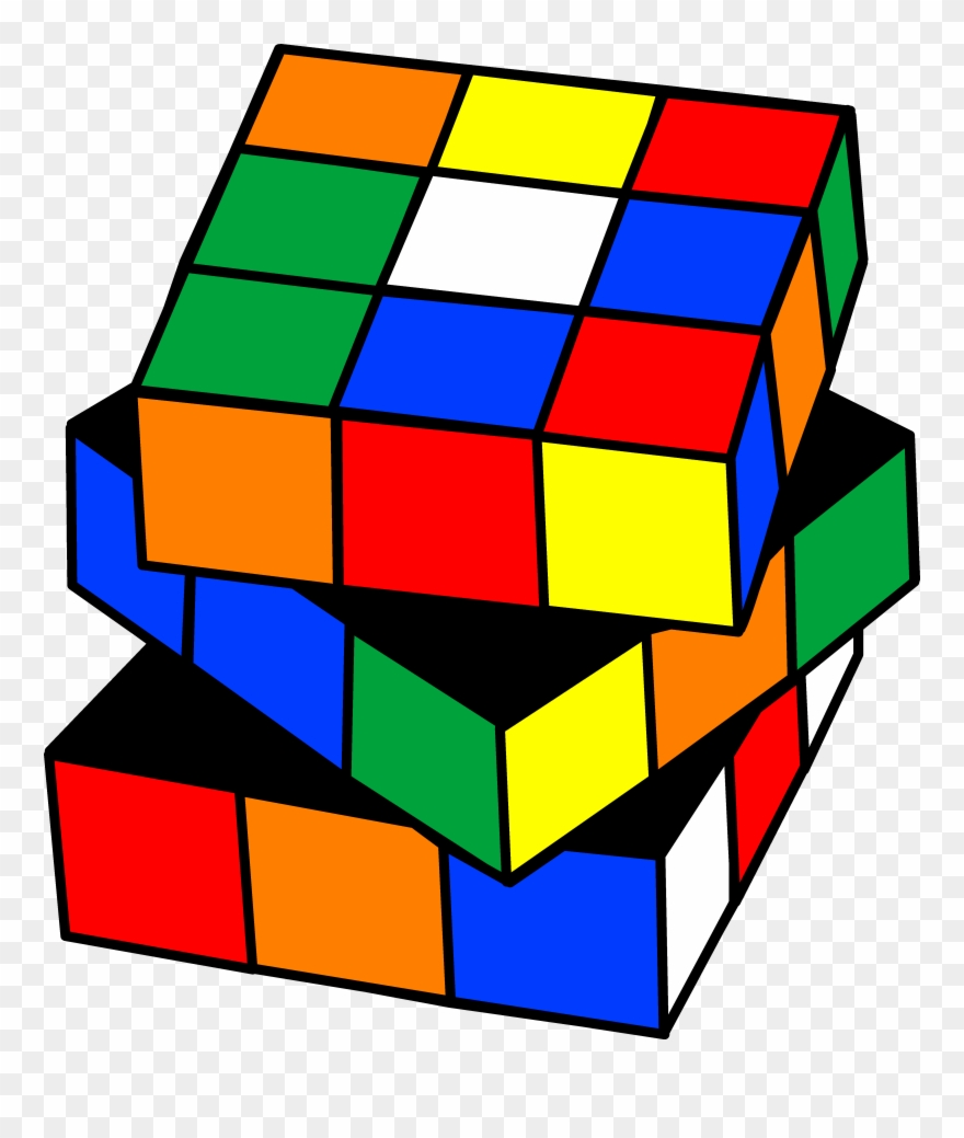 Puzzle Clip Art - Free Rubix Cube Clip Art - Png Download