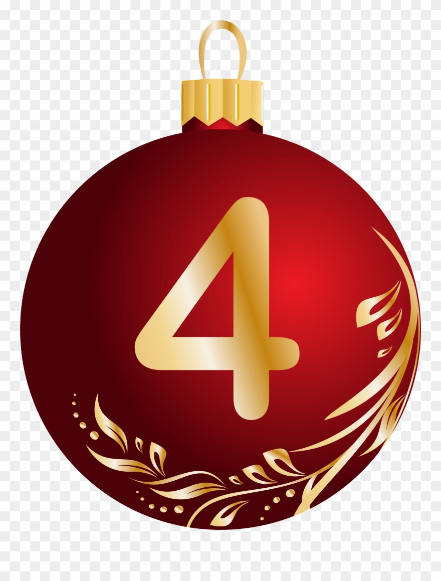 Christmas Number Seven Clipart