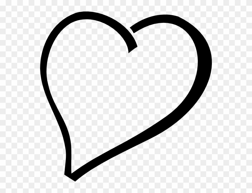 Clip Art Black Heart Free Clipart Images - Heart Vector Black Png Transparent Png